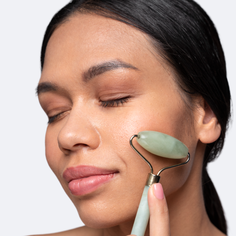 Gua-sha e roll face