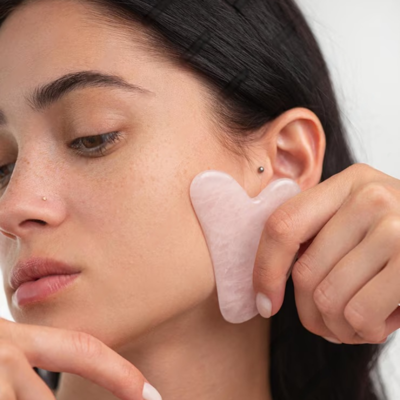 Gua-sha e roll face